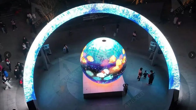 “數(shù)字夜游”啟幕！康碩展LED創(chuàng)意屏精彩亮相惠陽淡水墟文化特色街