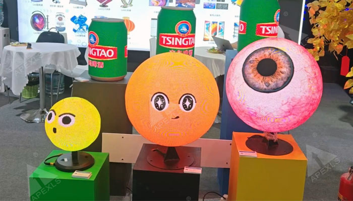 康碩展藝術LED球形屏展示
