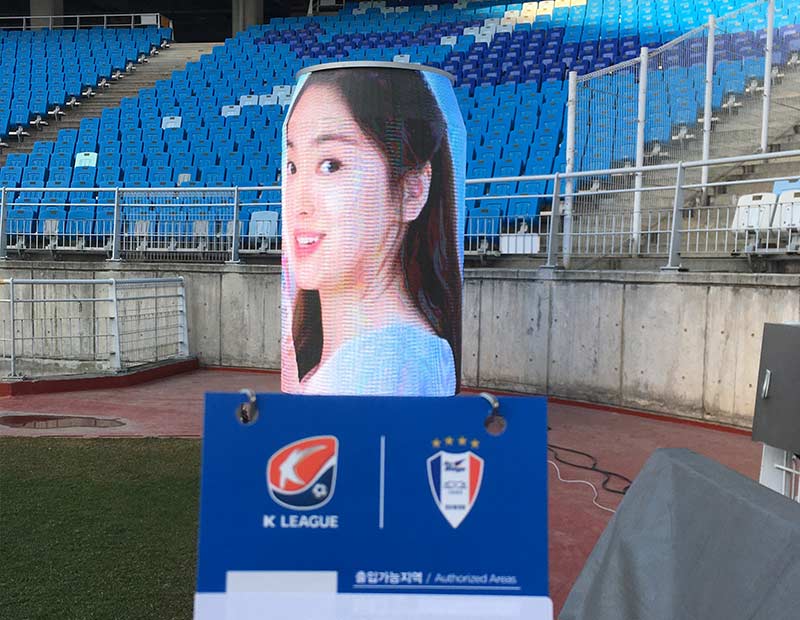 韓國(guó)P8MM戶外易拉罐LED顯示屏