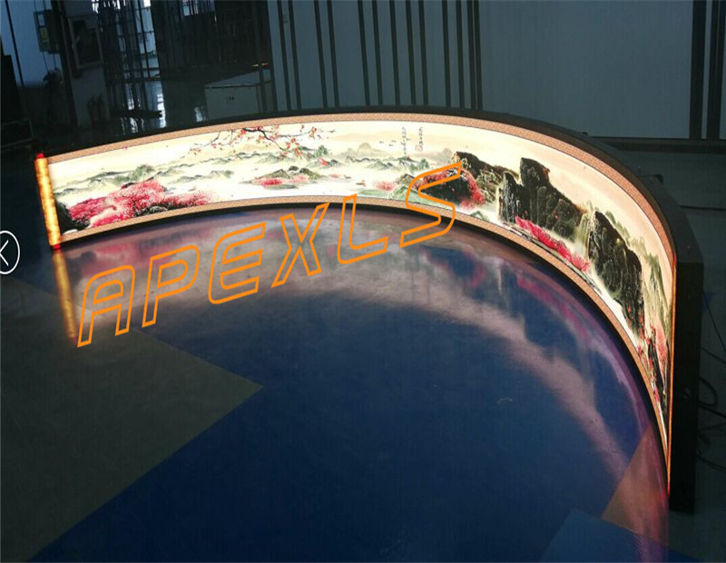 菲律賓某商場(chǎng)P2.5MM戶內(nèi)柔性弧形屏?