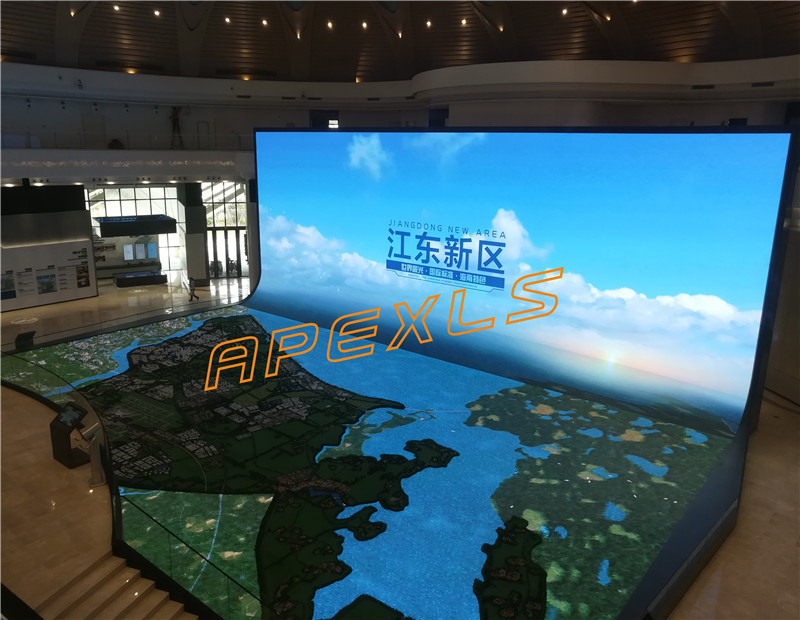 ?？赑2.5MM創(chuàng)意戶內(nèi)LED地磚屏