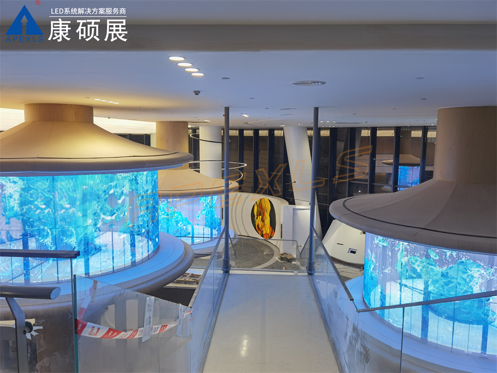 深圳龍華匯川技術(shù)總部大樓創(chuàng)意顯示屏項(xiàng)目